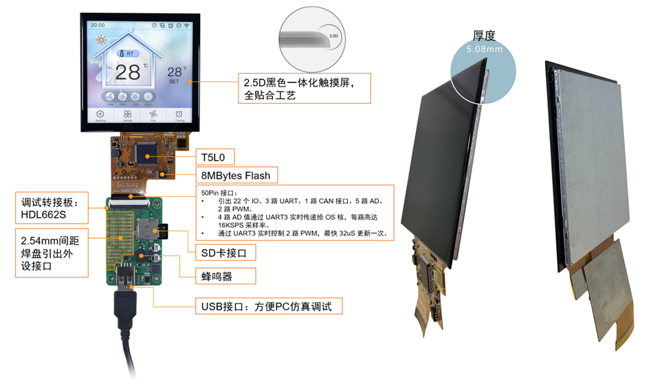 【迪文COF结构智能屏试用体验】迪文COF结构智能屏试用评测