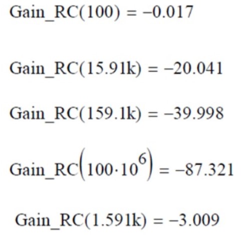 RC滤波电路的频域计算分析