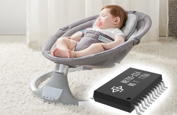 蓝牙语音芯片助力婴儿摇篮椅上成为哄睡神器！