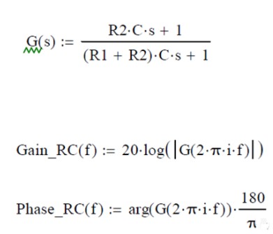 RC滤波电路的频域计算分析