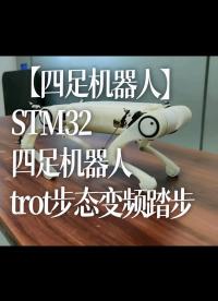 【四足机器人】STM32四足机器人trot步态变频踏步