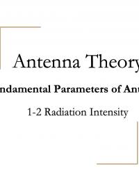天线理论1-2 辐射强度（下）