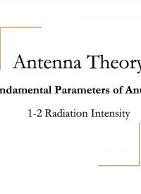 天線理論1-2 輻射強(qiáng)度（下）