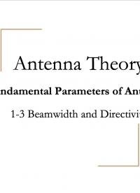 天線理論1-3 波束寬度和方向性（下）
