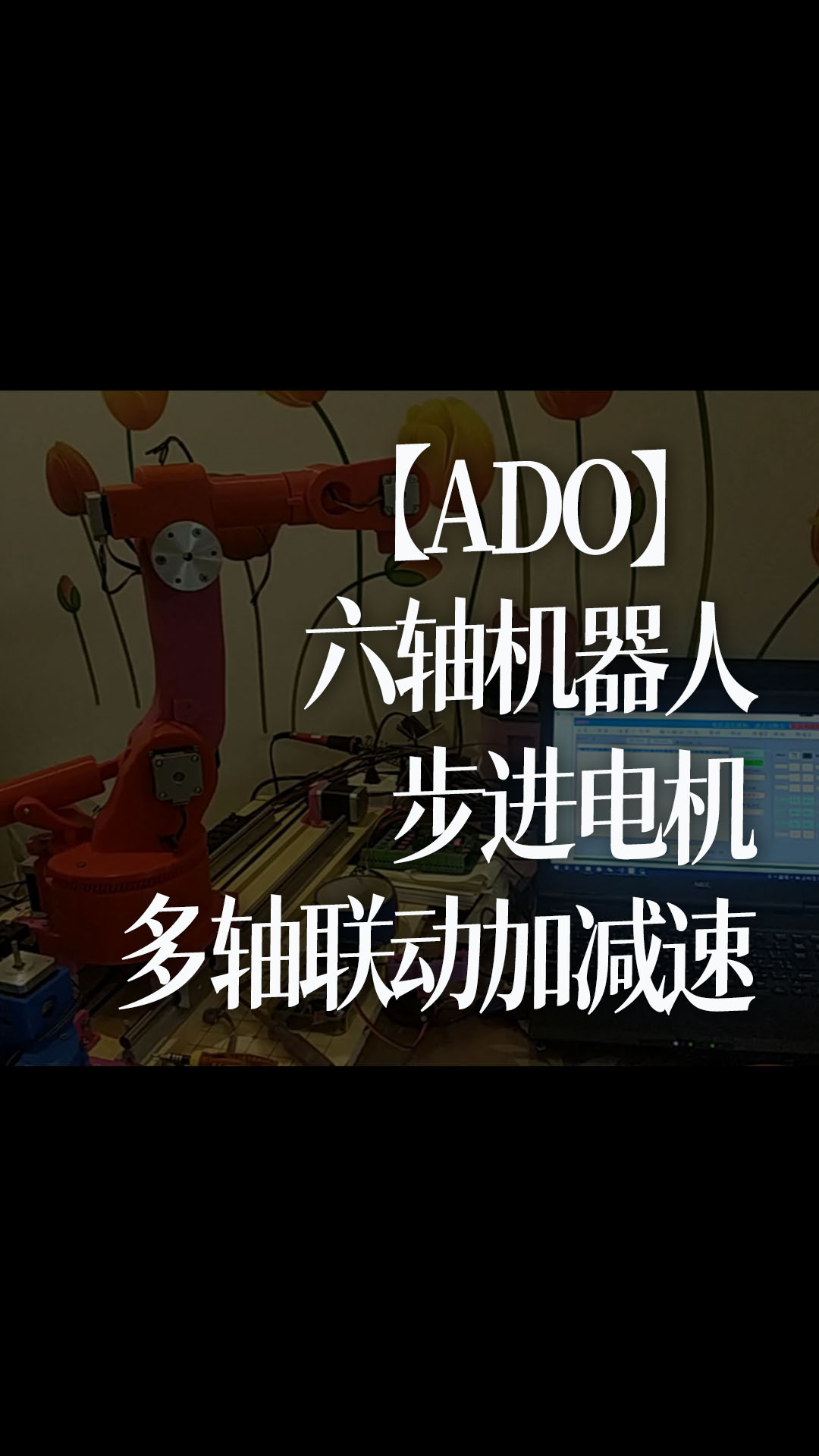 【ADO】 六轴机器人(6轴机械手臂) ～步进电机～多轴联动加减速