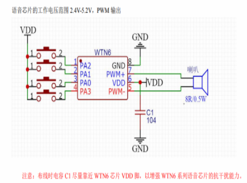 WTN6語音芯片在在洗菜機中的應(yīng)用