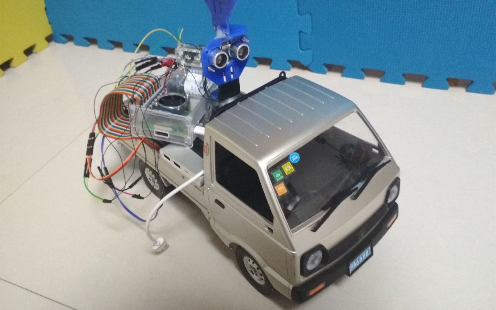 【RC】顽皮龙d12高阶玩法 树莓派arduino ros mpc控制侧方位停车 自动泊车