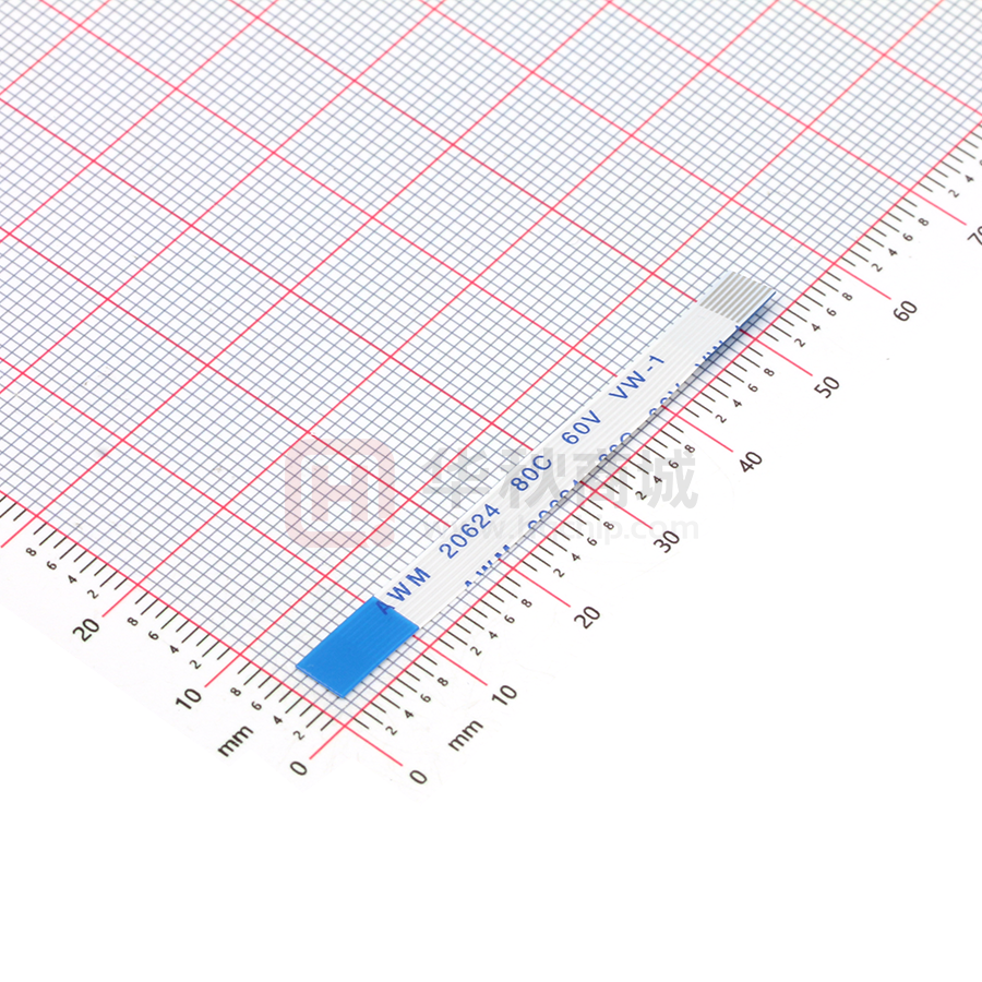 FFC连接线 8P 间距0.5mm长5CM 反向