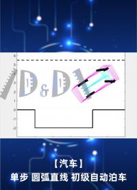 【汽車】單步 圓弧直線 初級自動泊車