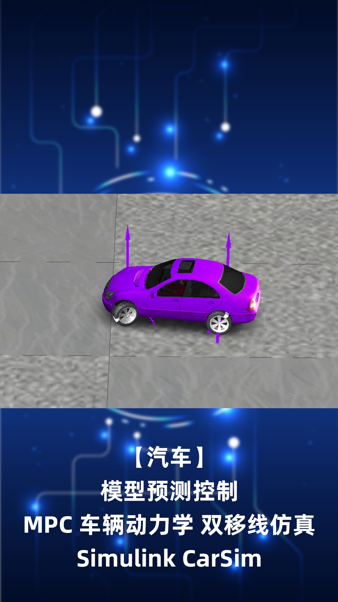【汽车】模型预测控制 MPC 车辆动力学 双移线仿真 Simulink CarSim