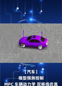 【汽車】模型預測控制 MPC 車輛動力學 雙移線仿真 Simulink CarSim