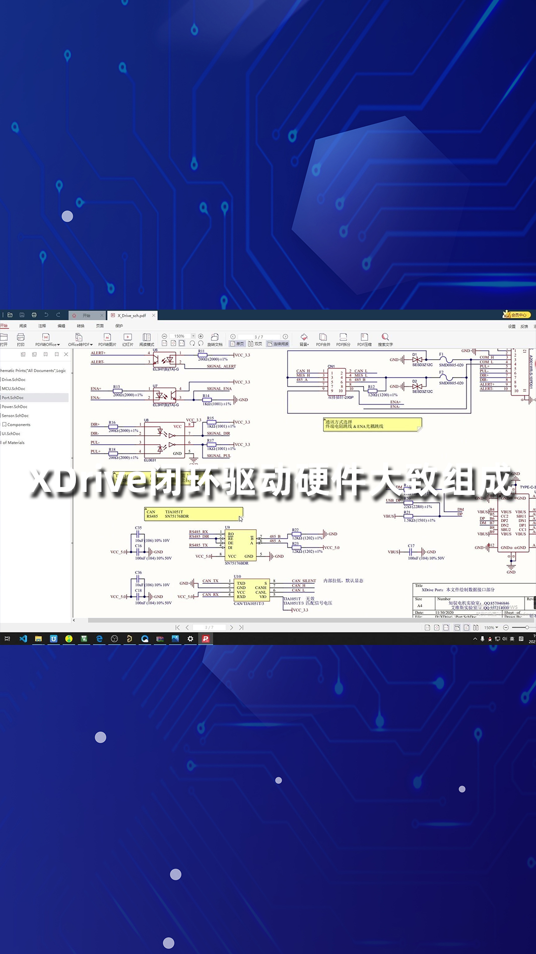 XDrive閉環(huán)驅(qū)動硬件大致組成