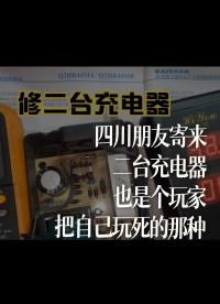 四川朋友寄來二臺充電器，也是個玩家，把自己玩死的那種