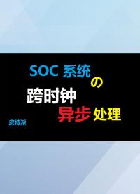 【皮特派】 SOC系统的跨时钟异步处理.