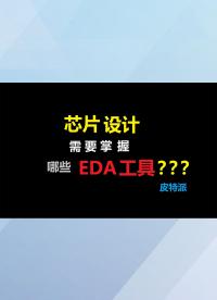 【皮特派】芯片设计都需要掌握哪些EDA工具？？？-1