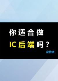 你適合做IC后端嗎？