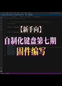 【新手向】自制化键盘第七期——固件编写#跟着UP主一起创作吧 #pcb设计 