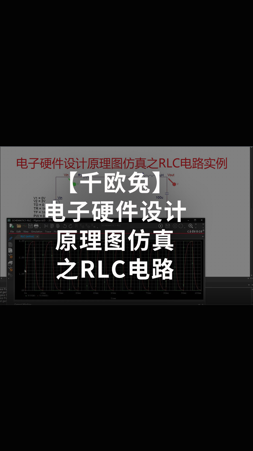 【千欧兔】电子硬件设计原理图仿真之RLC电路 - 1.