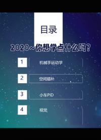 2020~你想学点什么吗？