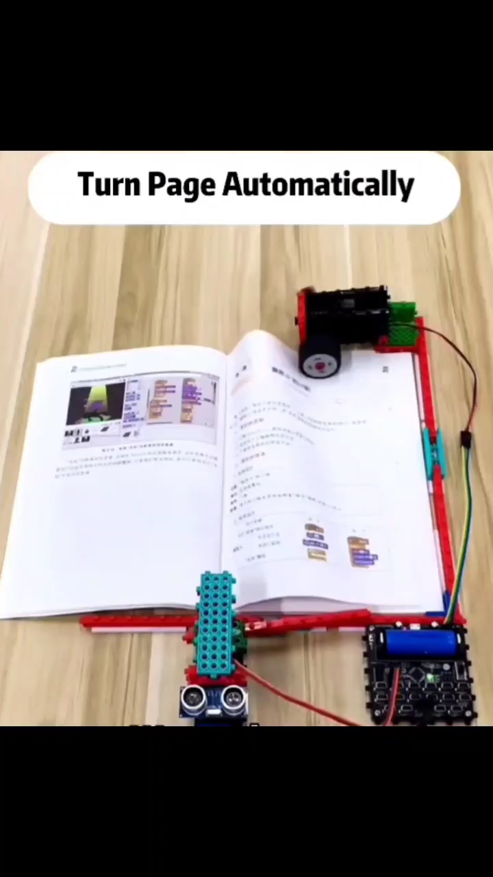 #Arduino 使用mega328p芯片做一个自动翻书 #手势控制 