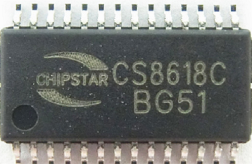 CS8618兼容AD52580替代TPA3110，2*15W立体声D类音频功放芯片，TSSOP28封装方案
