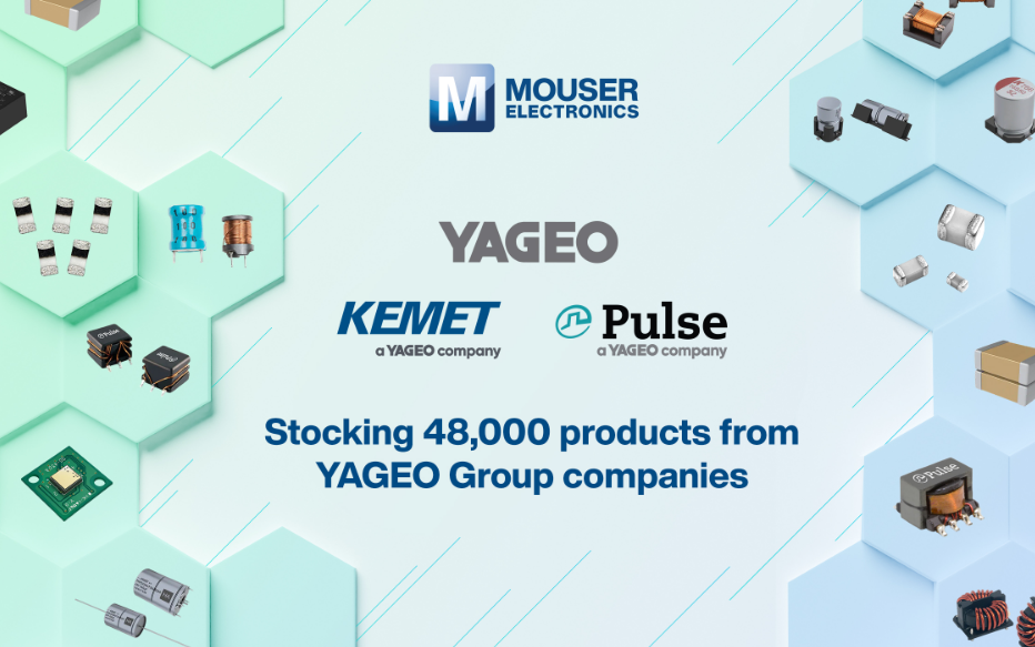 貿澤電子備貨近50000種YAGEO集團旗下全系列產品