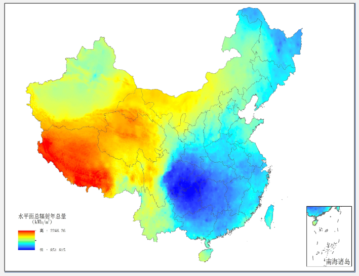 風光互補供電系統(tǒng)中電力的主要來源之一：太陽能組件