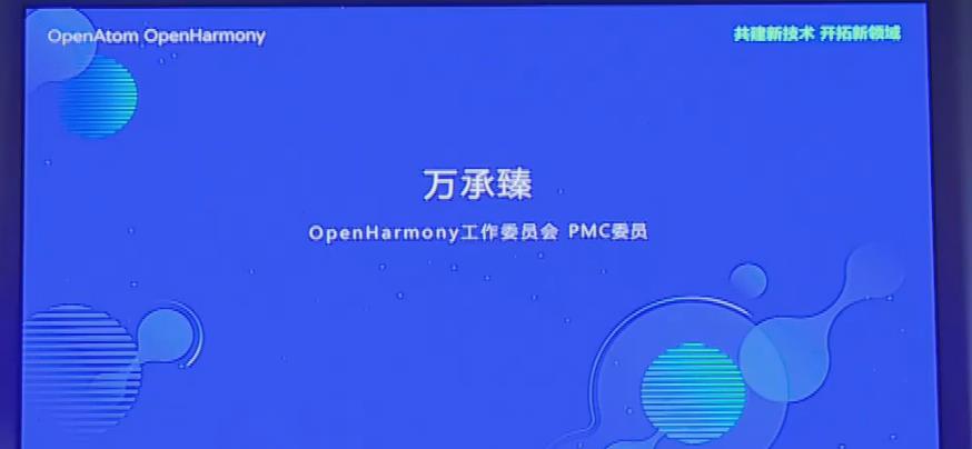 OpenHarmony工作委员会PMC委员万承臻带你领略OpenHarmony3.1从内核到框架