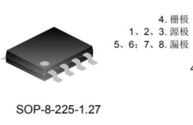 60v mos管ao4264E/VS6410AS替代料SVGP069R5NSA