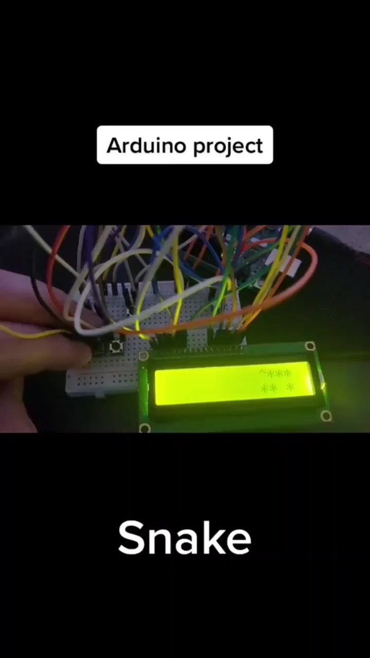 在arduino上玩贪吃蛇演示