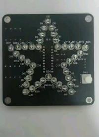 #pcb设计 #造物大赏 #单片机 简简单单-星⭐流水灯 PCB