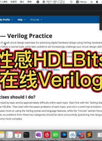 #硬声新人计划 #跟着UP主一起创作吧 推荐在线练习Verilog的宝藏网站：HDLBits!
