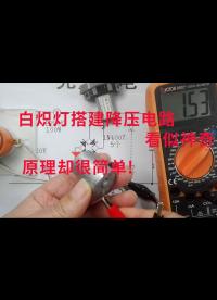白熾燈搭建降壓電路看似神奇，原理卻很簡單，你也可以來試試