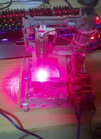 廢舊光驅(qū)diy #mini激光雕刻機#    成品測試