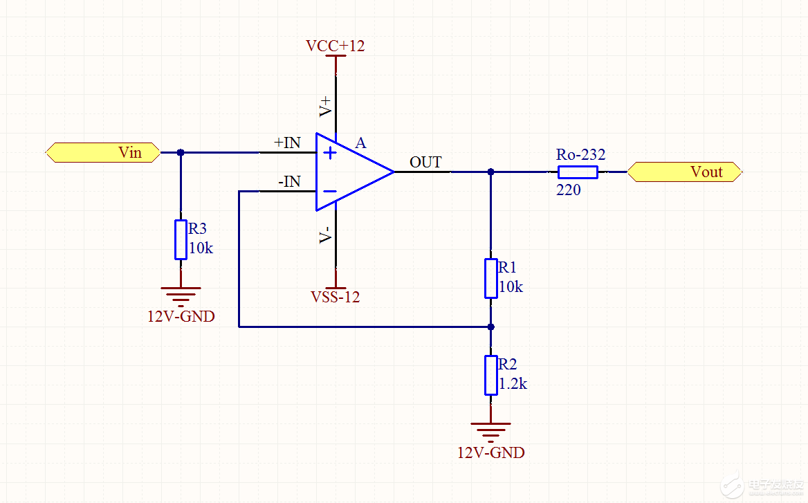 如图，双电源供电的运放，如何保证在输入悬空时（或输入端电压为0）输出稳定的电压或无输出