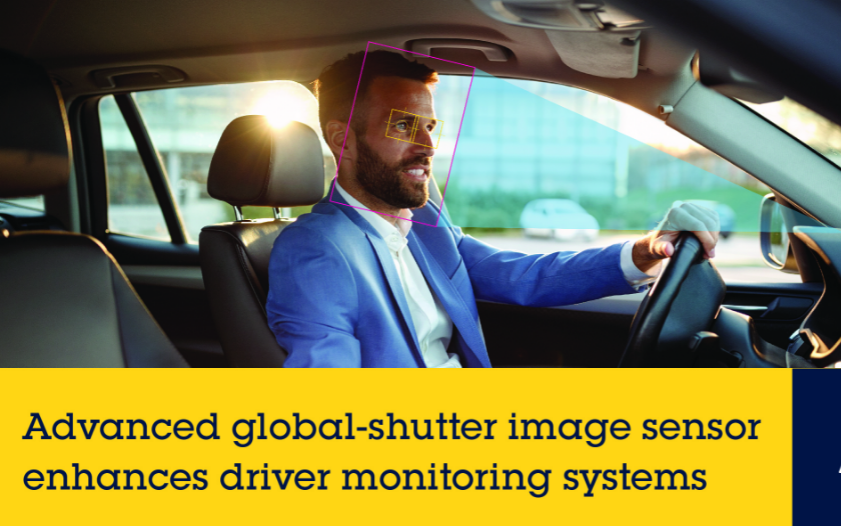 意法半导体推出新全局快门图像传感器，让驾驶员监控安全系统经济又可靠