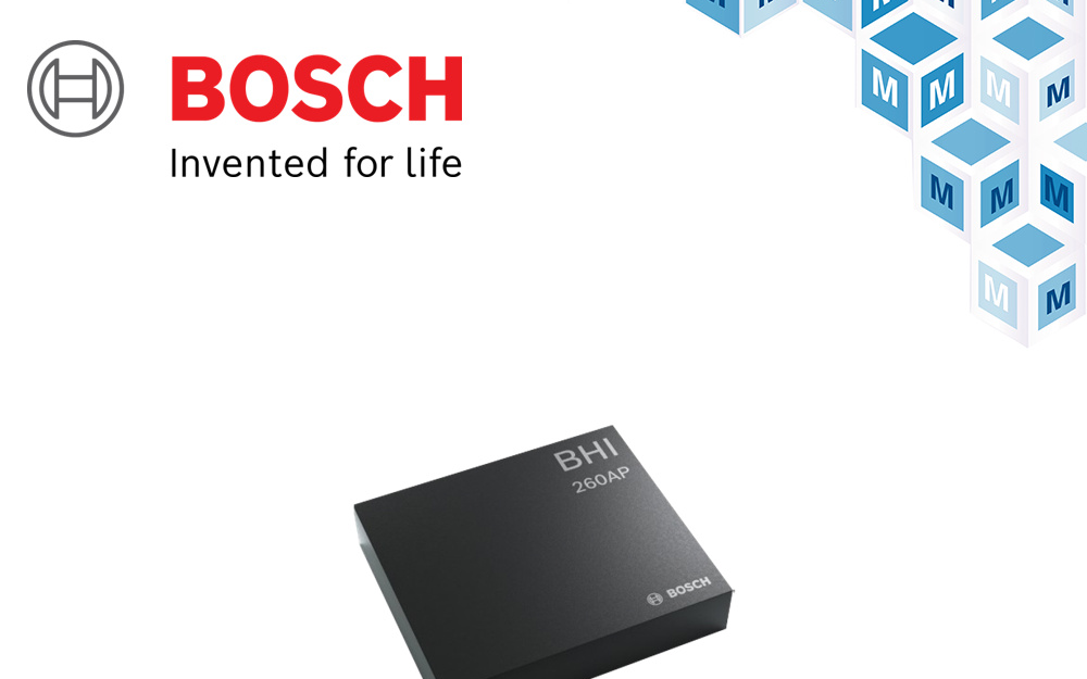<b>贸</b><b>泽</b>开售用于健身跟踪的Bosch BHI260AP自学习AI智能<b>传感器</b>