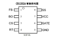 ncp1252a芯片代替料启达启臣微CR1252A