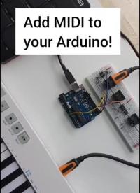 在arduino上加上MIDI數字接口