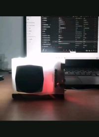 #單片機 藍牙音箱加了燈帶，外殼3D打印

