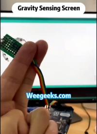 用arduino和加速度计做一个重力感应屏幕