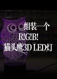 【搬運】組裝一個 R!G!B! 貓頭鷹3D LED燈