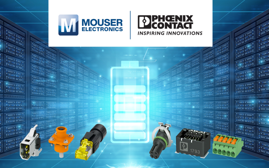 贸泽电子与Phoenix Contact宣布推出专门介绍储能设备的 全新解决方案微网站