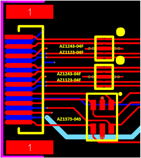 图五：HDMI 2.0/2.1 EOS防护方案