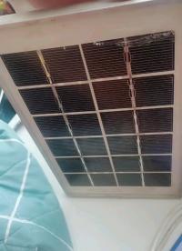 自己买的太阳能电池板给风扇供电吹风