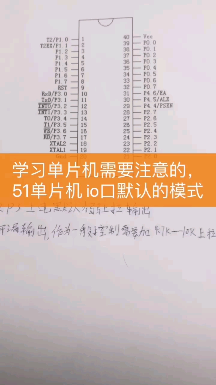 51單片機(jī)的io模式