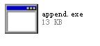 <b class='flag-5'>append</b> exe
