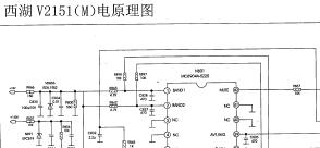 西湖V2151(M)<b class='flag-5'>型</b><b class='flag-5'>電視機(jī)電路圖</b>