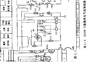 X62W萬能銑床<b class='flag-5'>電氣控制線路</b>圖電路圖