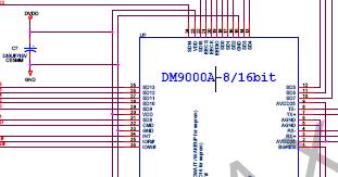 <b class='flag-5'>DM9000A</b>的参考应用电路